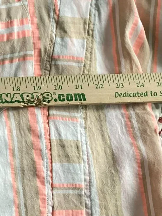 Vineyard Vines Weekend Button Down Blouse Women's 10 NWT 3/4 Sleeves Coastal $98 - Picture 7 of 9